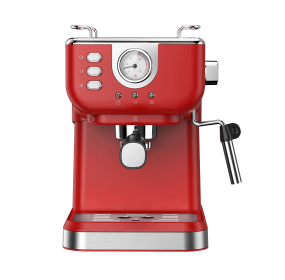 capsule + coffee powder + milk foam 3 in 1 coffee maker.  Retro European style, 20Bar extraction mocha / Nestle espresso,  1050W, powder hammer 5 (PSCM3150: PSCM3150b)